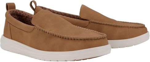 HEYDUDE Paul Washed Doeskin Tan Men’s Shoes in Kuwait