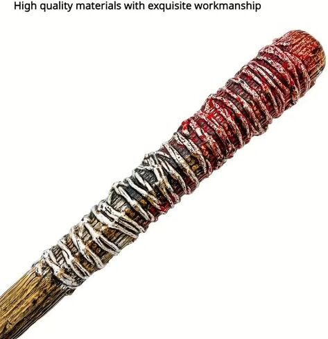 Boolavard Realistic Blood-Infused Baseball Bat with Scary Halloween Design - Durable Plastic & Foam, Perfect for Horror Parties in Saudi Arabia