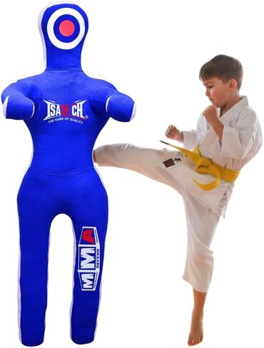دمية مصارعة جيو جيتسو غير مملوءة من ISATECH لتدريب BJJ MMA الجودو والكاراتيه للبالغين والأطفال والشباب وممارسة التعامل مع الدمى in Kuwait