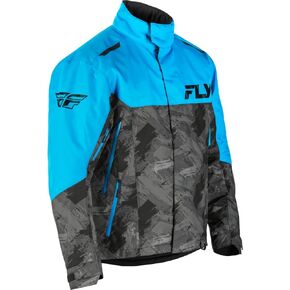 سترة الثلج Fly Racing Youth SNX Pro - معطف شتوي معزول ومقاوم للماء ومقاوم للرياح للأطفال أثناء التزلج على الجليد والطقس البارد in Saudi Arabia