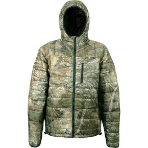 سترة منتفخة من Mooselander Realtree قابلة للتعبئة مع حقيبة سفر - ملابس خارجية مموهة خفيفة الوزن ومعزولة مع جيوب بسحاب in Kuwait