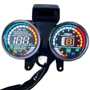 Motorcycle Odometer Digital Motorcycle LED Digital Tachometer Odometer Gauge for GN 125 GN125 Digital Meter Dashboard Assembly in Saudi Arabia