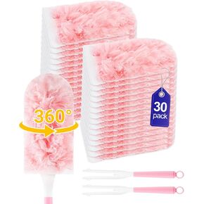 Duster Refill Compatible with Swiffer Hand Duster, Unscented Disposable Heavy Duty Duster Refills, Dusters Refills for Cleaning, Blinds & Ceiling Fan, 20 Count (Handle is Not Included) in Saudi Arabia