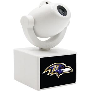 Sporticulture NFL American Football Baltimore Ravens - Adjustable Led Mini Spotlight Projector with 6 Team Logo Designs - Portable & Rechargeable Spotlight - Battery-Operated - 4.375" x 3.125" in Saudi Arabia