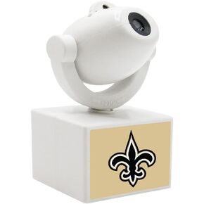 Sporticulture NFL American Football New Orleans Saints - جهاز عرض كشاف صغير LED قابل للتعديل مع 6 تصميمات لشعار الفريق - مصباح كشاف محمول وقابل لإعادة الشحن - يعمل بالبطارية - 4.375 بوصة × 3.125 بوصة in Saudi Arabia