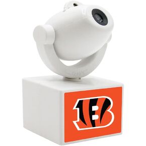 Sporticulture NFL American Football Cincinnati Bengals - جهاز عرض صغير LED قابل للتعديل مع 6 تصميمات لشعار الفريق - مصباح كشاف محمول وقابل لإعادة الشحن - يعمل بالبطارية - 4.375 بوصة × 3.125 بوصة in Kuwait