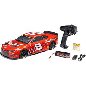 Losi 1/12 NASCAR RC Race Car Dale Earnhardt Jr. No. 8 Budweiser Chevrolet ZL1 2S AWD RTR Brushed On-Road Battery & Charger Included Red LOSF1122508 in Kuwait