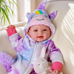 BABESIDE Baby Dolls, 17Inch Soft Body Realistic Baby Doll, Real Life Baby Dolls with Accessories for 3+ Year Old Girls Pretend Play, Collection in Kuwait