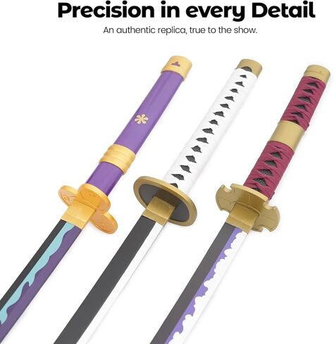 Cold Blade Katana Sword - 41 inches Katana Replica with Holster Belt and Display Stand - Sword with Authentic Design Zihegui in Saudi Arabia
