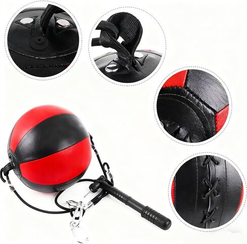 Kvittra Double End Punching Bag Boxing Striking for Training - Speed Ended Set Includes 3 Reflex Ball Headband and Pump- Portable MMA in Saudi Arabia