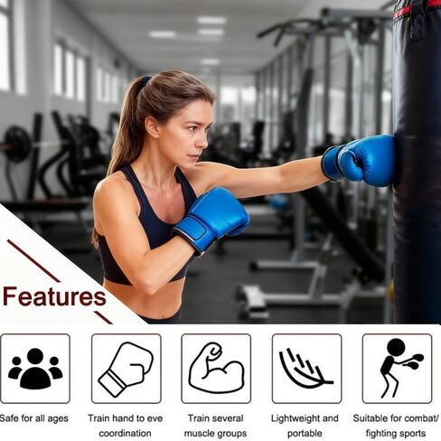 Kvittra Double End Punching Bag Boxing Striking for Training - Speed Ended Set Includes 3 Reflex Ball Headband and Pump- Portable MMA in Saudi Arabia