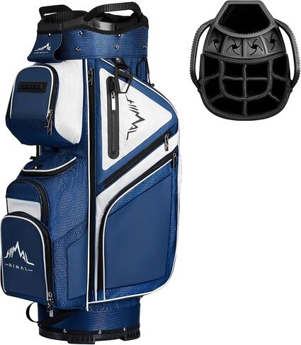 UNIHIMAL 15-Way Golf Cart Bag, Premium Anti-Shake Divider Top Golf Bag with Comfortable Handles, Magnetic Pocket and Rain Cover in Saudi Arabia