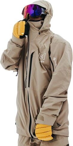 سترة Burton، Swash GORE-TEX - للرجال، Summit رمادي داكن، XL in Saudi Arabia