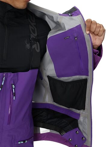 Spyder M SANCTION SHELL JKT (للرجال)، أرجواني غامق، متوسط in Kuwait