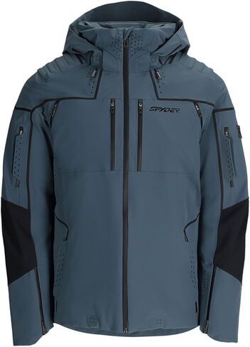 Spyder M PINNACLE JKT (للرجال)، أزرق داكن، كبير in Kuwait