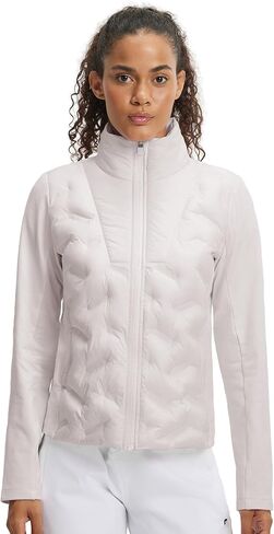 M MAELREG Womens Lightweight Insulated Puffer Jacket Fleece Lined Full Zip Jackets for Running Hiking Winter Fall Wear in Saudi Arabia