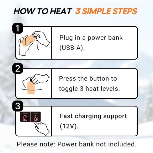 Digiduds 3-in-1 Unisex Heated Jacket with Detachable Sleeves, 5-Zone Heating, RECCO Technology in Saudi Arabia