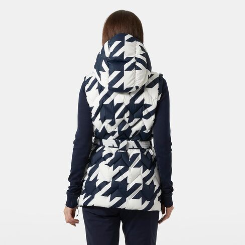 سترة Helly-Hansen Winter Bliss Modular Down النسائية مع ريش متحالف وأسفل، سحاب YKK، غطاء رأس قابل للتعديل، جيوب in Kuwait