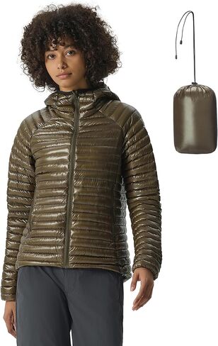 سترة Fitouch Aurora Lite النسائية القابلة للتعبئة من ريش الإوز | 700+ PF منتفخ | طبقة أساسية خفيفة الوزن للغاية | معطف هودي in Kuwait