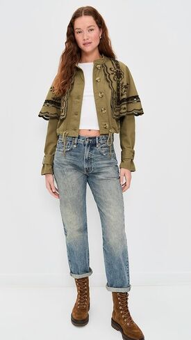Free People Women's Bali Hideaway Cutwork Jacket in Saudi Arabia