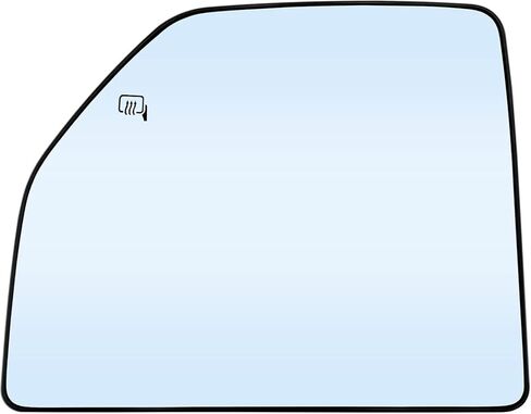 Heated Side Exterior Mirror Glass Compatible with 15-21 Ford F150 17-22 F250 F350 F450 F550 FL3Z17K707G FL3Z17K707D FL3Z-17K707-G FL3Z-17K707-D Right Passenger Side Upper Heating Chrome Mirrors Glass in Saudi Arabia