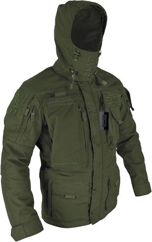ZAPT Men’s Outdoor Tactical Jacket Detachable Hooded Coat Heavy Duty Molle Military Outerwear Shell With Cargo Pocket in Saudi Arabia