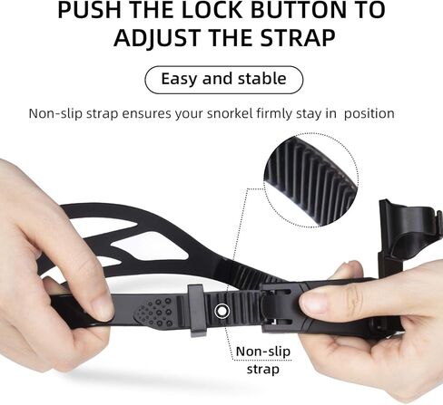Seago Swim Snorkel for Lap Swimming, Dry Top Front Swimmer Gear for Adult Youth, Training Equipment in Pool and Open Water with Comfy Easy to Adjust Head Pads Food-Grade Silicone Mouthpiece in Saudi Arabia