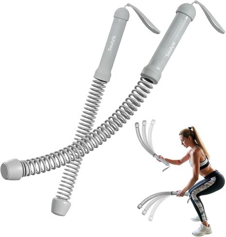 ENSFTF Soulyis New Ropeless Battle Ropes - Weighted Workout Rope with Removable Weight Rings for HIIT, Full-Body Exercise, Portable Fitness Equipment for Men & Women in Saudi Arabia
