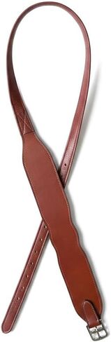 Majestic Ally Wide Body English Stirrup Leathers for Equestrian Riding, Black, Brown, Chestnut, 48-54-60 Inch in Saudi Arabia