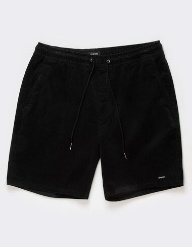Brixton Leon Mens Elastic Waist Corduroy Shorts in Saudi Arabia