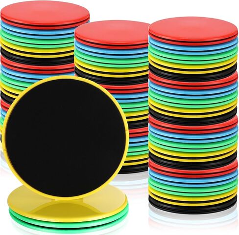 Jenaai Core Slides للتمرين بالجملة، هدايا قرص للتمرين على الوجهين لفصول التدريب الجماعي، منزلق للياقة البدنية من أجل ثبات أرجل البطن وكامل الجسم مناسب لصالة الألعاب الرياضية، سجادة أرضية من الخشب الصلب in Kuwait