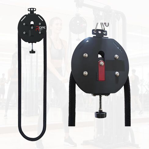 Endless Rope Trainer,Portable Cable Pulley System,Pulley Cable Machine System with Adjustable Resistance,Home Gym Equipment,for Grip,Arms,Back,Body Coordination Exercises in Saudi Arabia