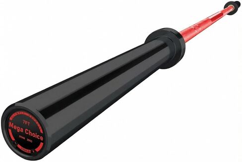 7FT أوليمبي الحديد. شريط وزن 45 رطل لضغط مقاعد البدلاء. سعة عالية 1500 رطل. لمسة نهائية من الكروم الصلب. قبضة مخرشة لتدريب القوة. رفع الاثقال. الرفعة المميتة والقرفصاء in Kuwait