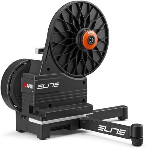 Elite Avanti Smart Trainer - حزمة قياسية أو Zwift - مدرب دراجة بمحرك مباشر، ركوب دراجات داخلي احترافي، دقة طاقة ±1%، WiFi + Bluetooth، 2100 واط، 18% تسلق in Kuwait