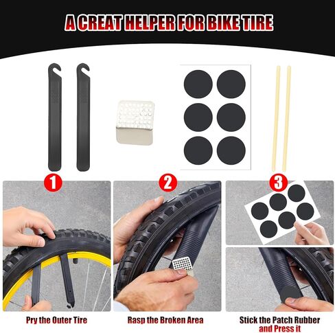 ARCUAT 28Pcs Bike Tool Kit Portable, 1/4 Inch Small Torque Wrench Magnetic Ratchet Screwdriver Set, Bicycle Repair Kit Compact for Mountain Road Electric E Ebike, Bike Tire Tube Patch with Mini Pump in Saudi Arabia