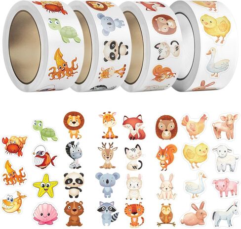 2000Pcs Weather Face Stickers for Kids Reward, 4 Rolls Classroom Incentive Decal for Behavior Chart, School Classroom Student Teacher Supplies（8 Designs， 1 Inch） in Kuwait