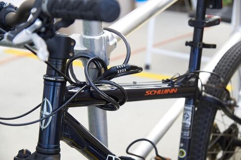 Bicycle Lock Mountain Bike Thicker Steel Cable Lock Alloy Car Anti-Shear Anti-Theft Locks for Mountain Road Bike Scooter Black in Saudi Arabia