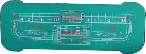 YuanDesign 12 Feet Craps Table Model 13829 Green in Saudi Arabia