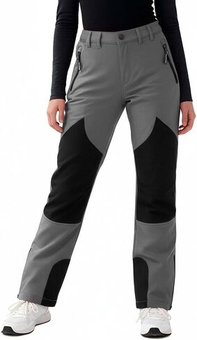 Girls Snow Pants Waterproof Insulated Ski Pant Fleece Lined Warm Winter Snowboard Snowpants Outdoor Hiking Snowsuits in Saudi Arabia