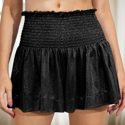 Women's Shorts Cheerleading Shorts Pants Flash Shorts High Waisted Stretch Pants Leisure Sporty in Saudi Arabia