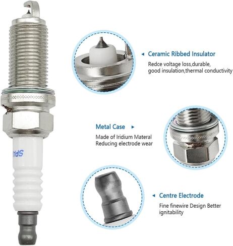 MATERIG إيريديوم اعة صالح للميركوري فيرادو L6 200-400 HP محركات خارجية 400R قارب استبدال ILFR6G-E 4212 6 قطعة in Kuwait
