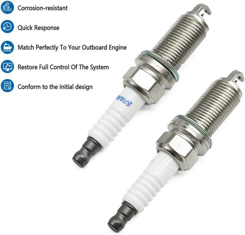 MATERIG إيريديوم اعة صالح للميركوري فيرادو L6 200-400 HP محركات خارجية 400R قارب استبدال ILFR6G-E 4212 6 قطعة in Kuwait