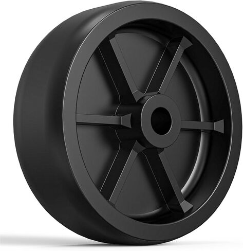 Wioxewi 6-Inch Trailer Jack Wheel Replacement – Heavy-Duty Poly Wheel for Trailer Jack, Boat Trailer Jack Wheel, and Utility Trailer Jockey Wheel – 1200 lbs Capacity (Pin Not Included) in Saudi Arabia