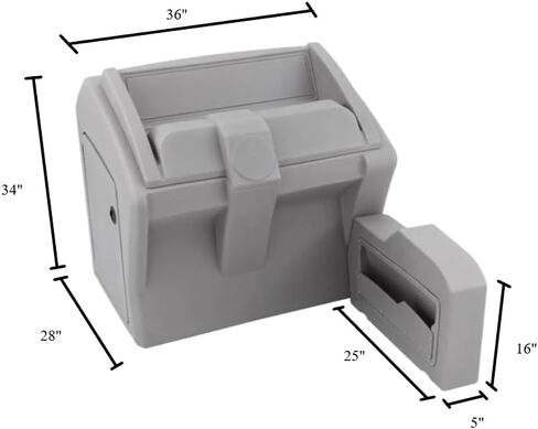 DeckMate Deluxe Large Pontoon Console Helm - Ivory in Kuwait