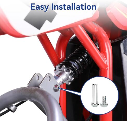 SHIQINHA MX650 Rear Shock Absorber Replacement for Razor MX500 MX650 SX500 McGrath Dirt Rocket Bike, 7.87" 200mm Rear Shock Compatible with Pit Bike Maximum Load 1500LBS in Kuwait