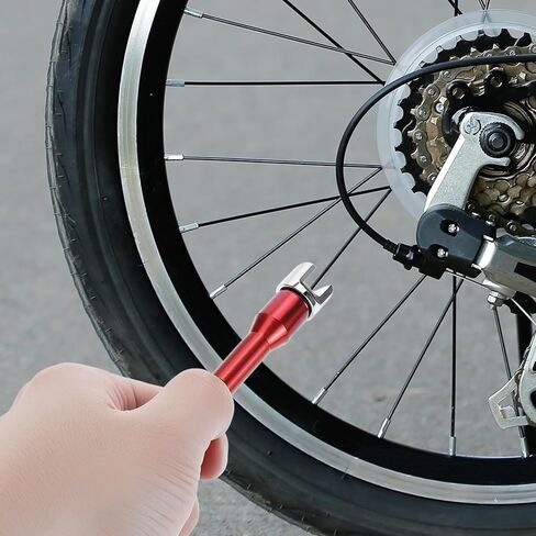 QWORK Motorcycle Spoke Wrench, 5.0-6.8mm Dirt Bike Wheel Spoke Wrench, for Most Motorbikes in Saudi Arabia