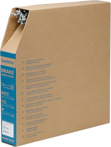 Shimano Stainless Road Brake Cable 1.6 x 2050mm, Filebox of 100 in Saudi Arabia