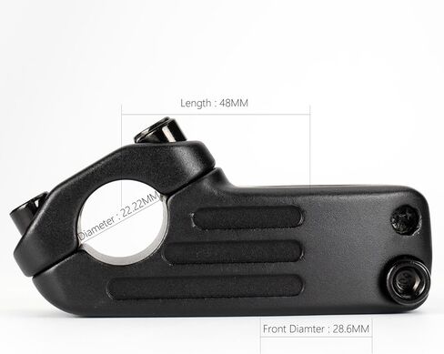 BICYCGEAR 22.2 دراجة الجذعية 48mm 0 درجة مزورة سبيكة جذع دراجة للدراجات ذات تروس ثابتة BMX ركوب الدراجات، الرمال انتقد in Saudi Arabia