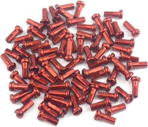 Vdaxvme 60x Colorful Road Bicycle Spoke Nipples 14G 2mm DiameterMountain Road Bike Long 12mm Cycling Replacement Accessory Wheel Bike Nipple Cap in Saudi Arabia