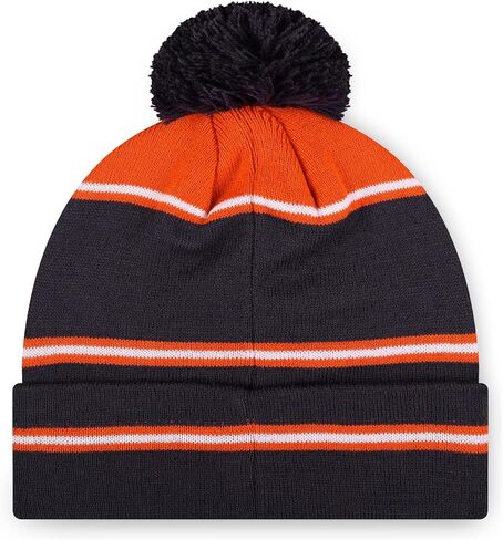 FOCO NFL Team Logo Big Wordmark Stripe Pom Beanie Hat in Saudi Arabia